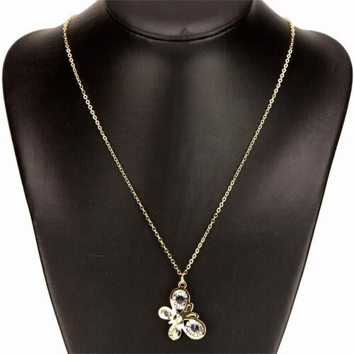 Catena alla moda color oro, farfalla con catena in metallo