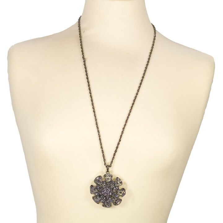 Collana alla moda, 74 cm, fiore