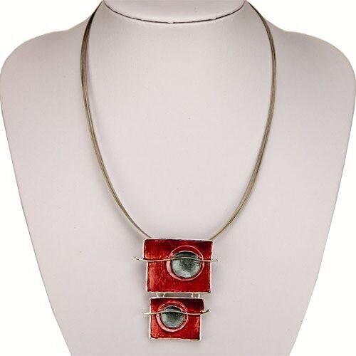 Fashionable necklace, multicolored 7