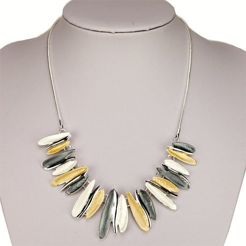 Fashionable necklace, multicolored 9