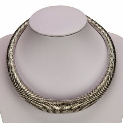 Modische Halskette, Silber 1