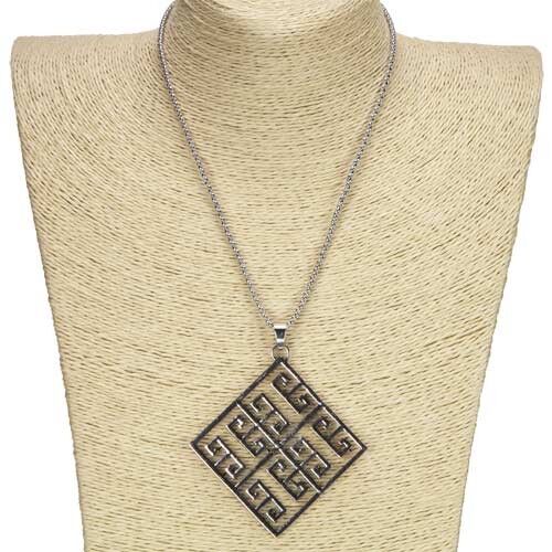 Collana alla moda, argento 6