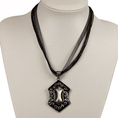 Catena da cavaliere, nero-argento 2