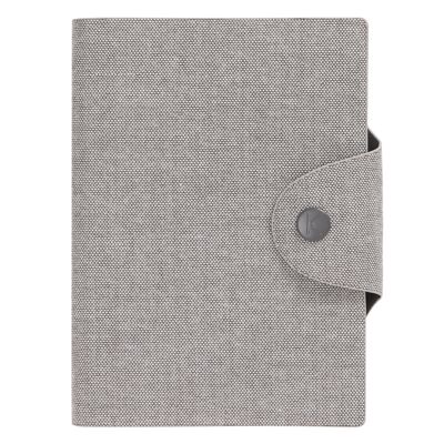 A6 linen-look snap journal dream plan