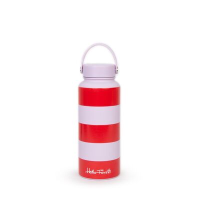 RED AND PINK STRIPED BOTTLE 1L HF