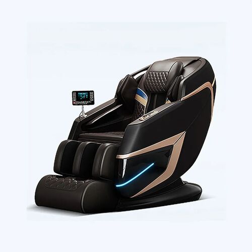 360Home 3D Massagesessel, MECHANICAL HANDS Wärmefunktion, Shiatsu, Zero Gravity, Bluetooth SL Schienen A31L Schwarz