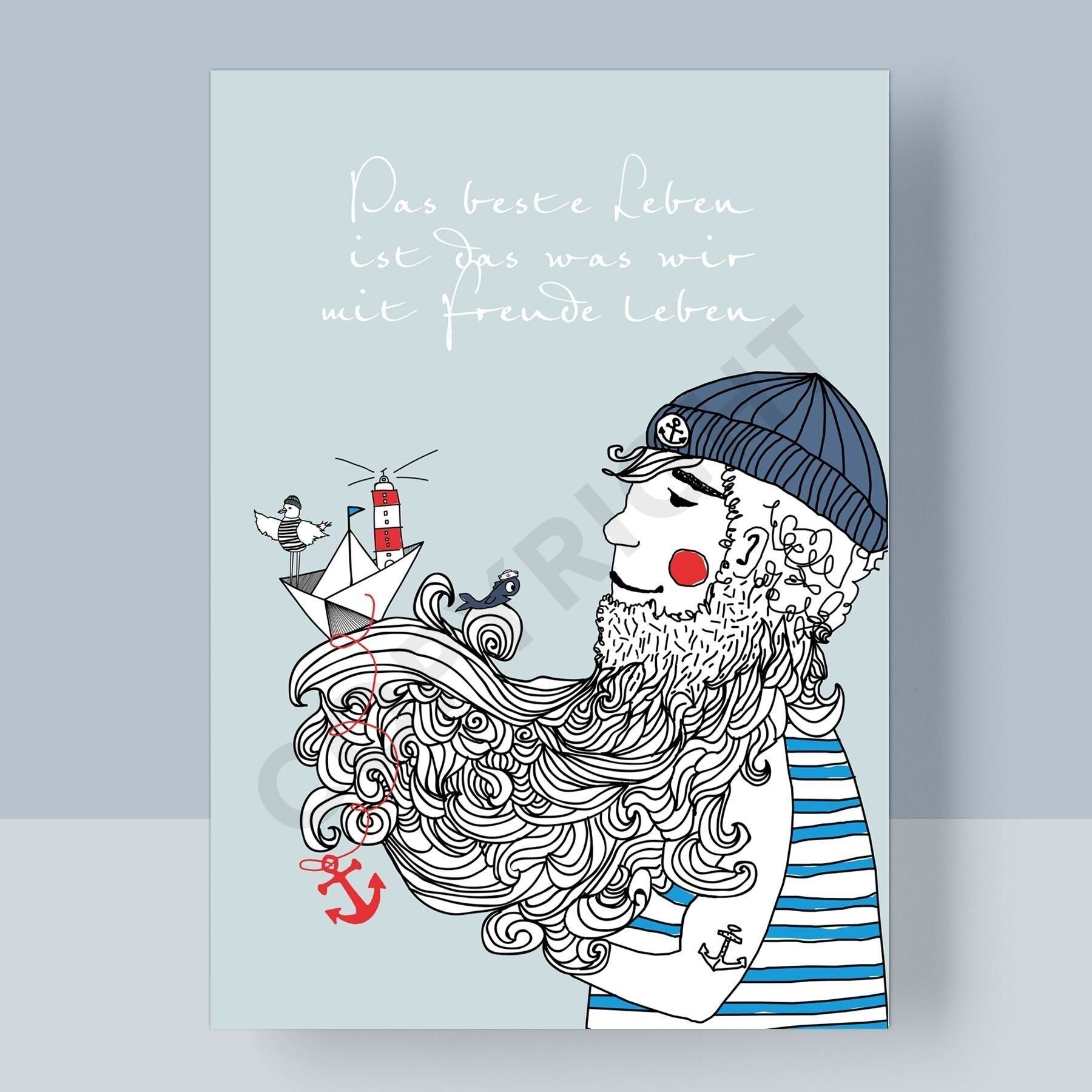 CARTOLINA - LA VITA MIGLIORE È QUELLA CHE VIVIAMO CON GIOIA