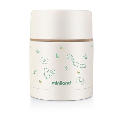 Miniland Baby: SCOIATTOLO FOOD THERMOS 600ml, collezione ecologica