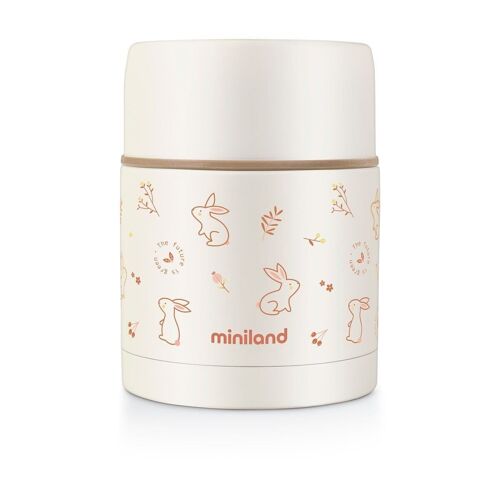 Miniland Baby: THERMOS ALIMENTS LAPIN 600ml, collection écologique
