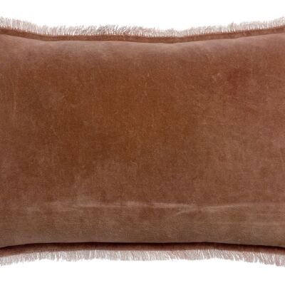 Plain cushion Fara Rosewood 30 x 50