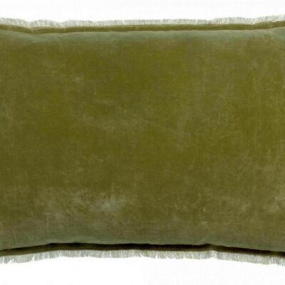 Plain cushion Fara Olive 40 x 65