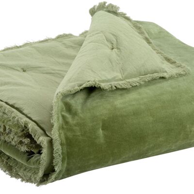 Fara Olive plain blanket 135 x 200