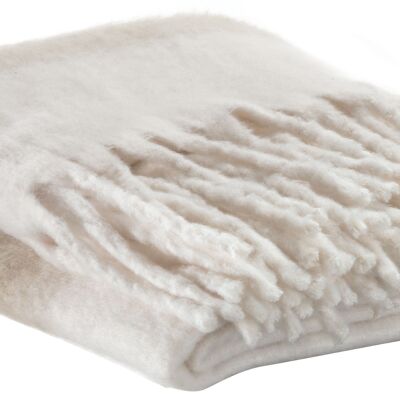 Recycled blanket Isabel Natural 130 x 160