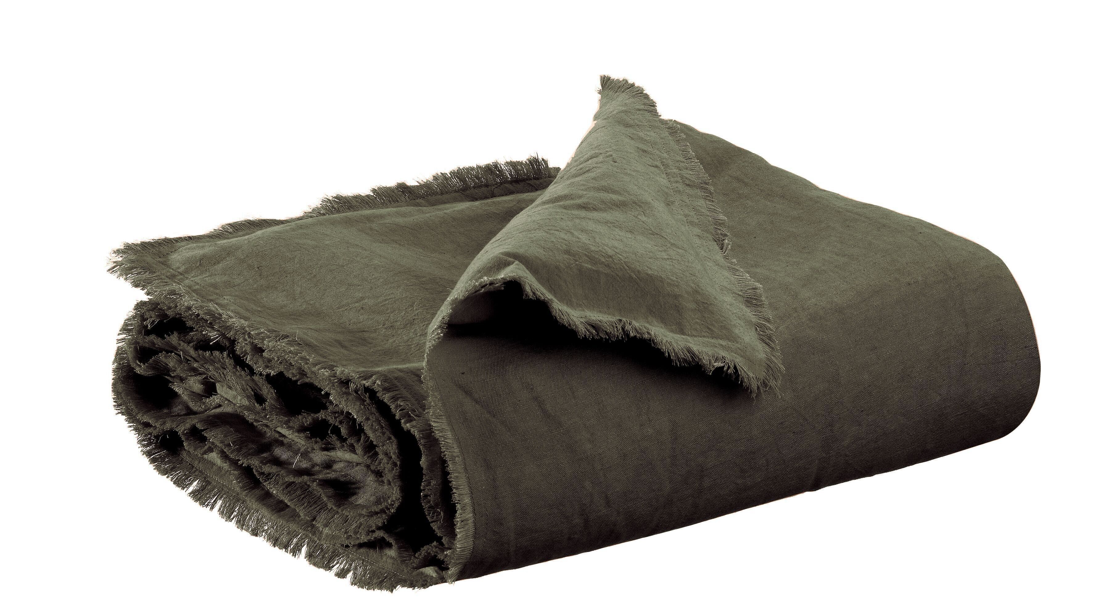 Trapunta tinta unita Laly Olive 85 x 200