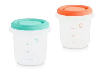 Miniland Baby: SAC THERMOS avec 2 pots (250ml) 22x2x33cm, collection méditerranéenne,  sans BPA 2