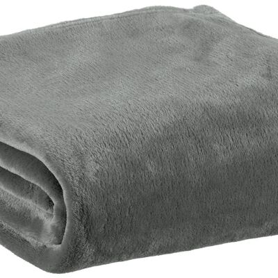 Théo Gray recycled blanket 130 x 160