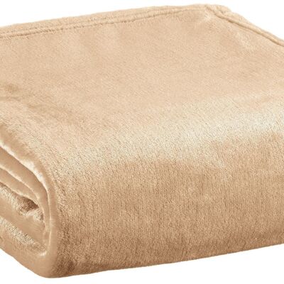 Théo Naturel recycled blanket 130 x 160