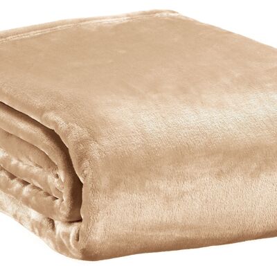 Théo Naturel recycled bed throw 230 x 250