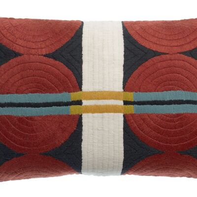 Yoni Multico embroidered cushion 30 x 50