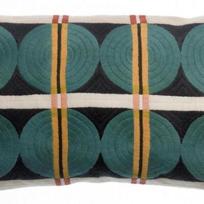 Yoni Multico embroidered cushion 40 x 65