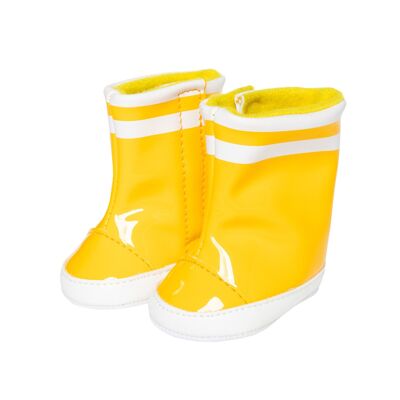 Botas de goma para muñecas, amarillas, tamaño. 38-45 cm