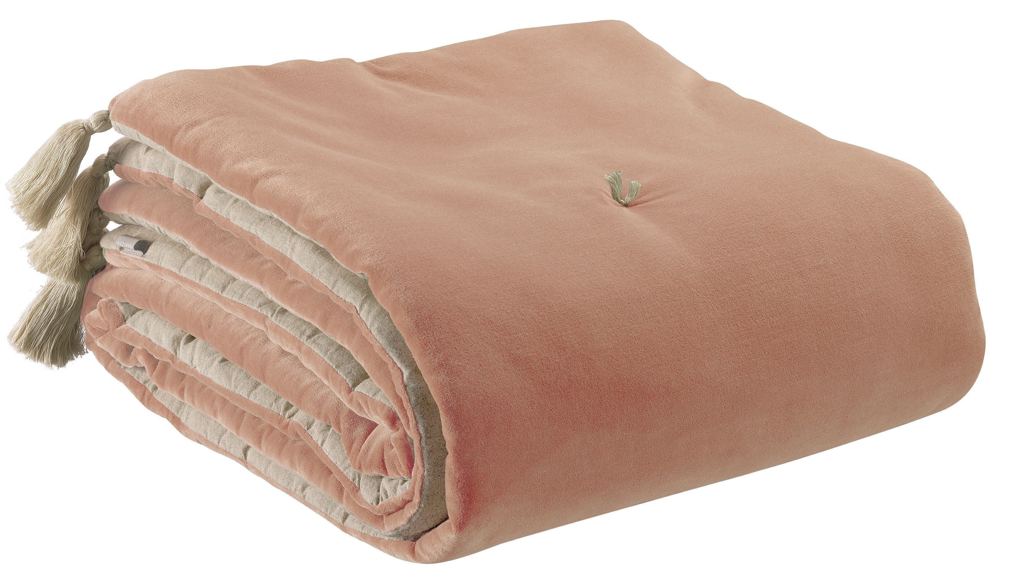 Trapunta con pompon Elise Epice 80 x 180