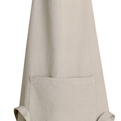 Recycled kitchen apron Ada Ficelle 72 x 85