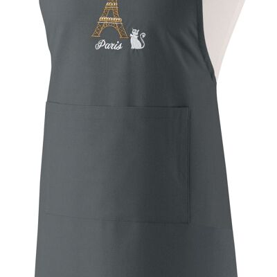 Recycled Japanese kitchen apron Eiffel Tower Ombre 125 x 85