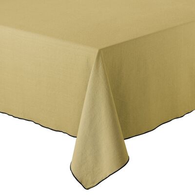 Nappe recyclée Grace Kaki 140 x 250