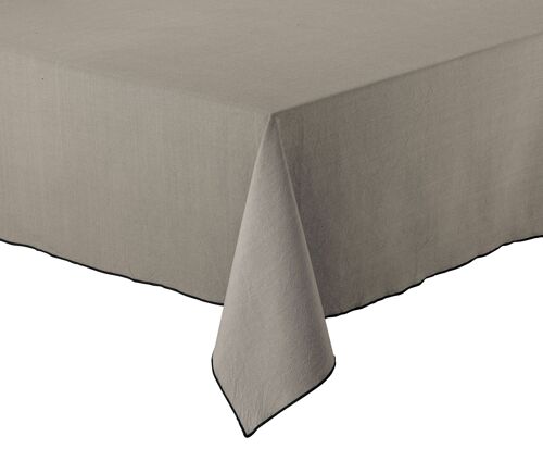 Nappe recyclée Grace Ombre 140 x 250