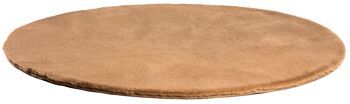 Tapis Eddy Camel diamètre 120 cm 2