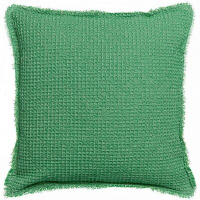 Maia Chambray Agave stonewashed cushion 45 x 45