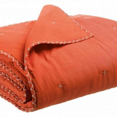 Nala Marmalade plain throw 180 x 260