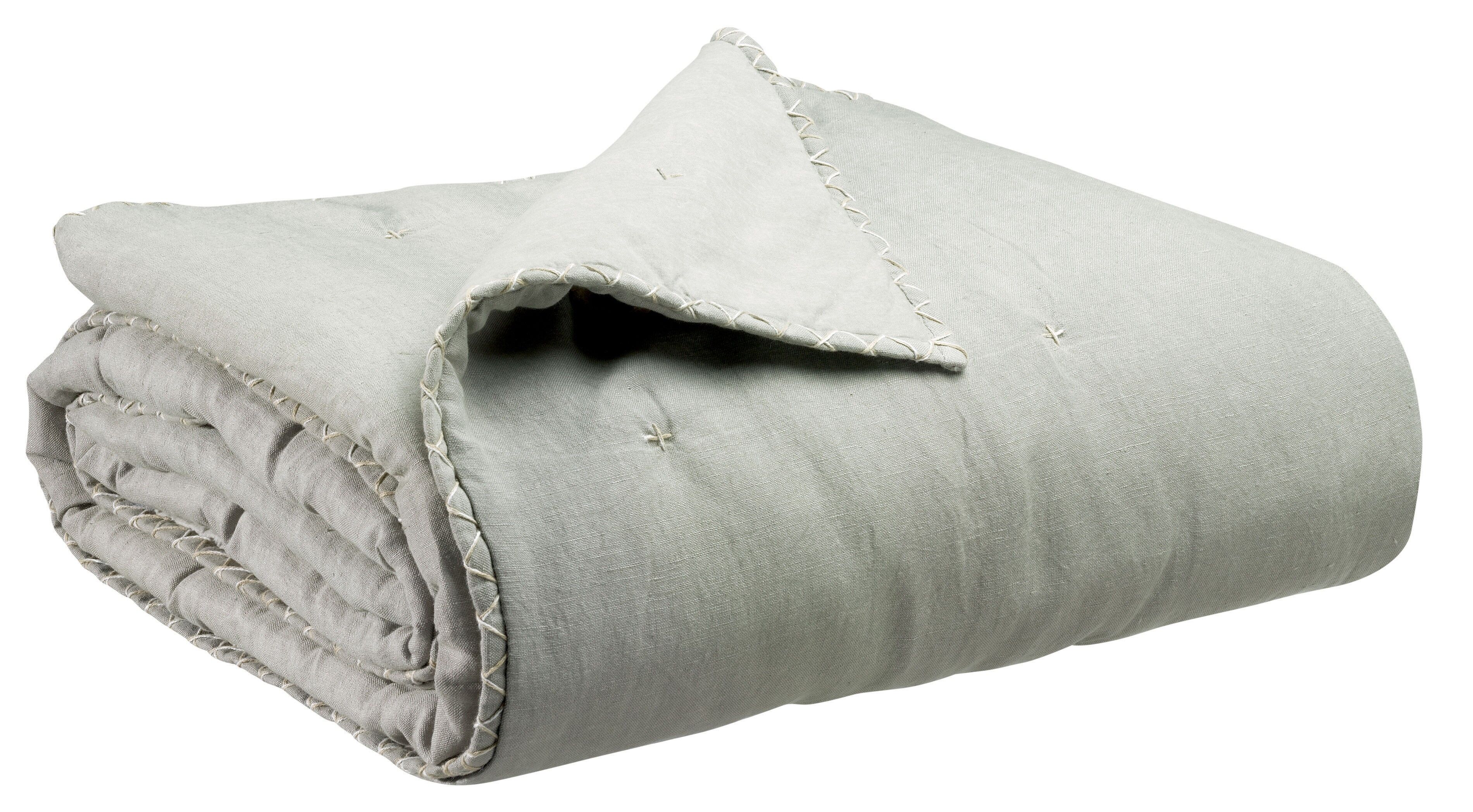 Plaid uni Nala Perle 140 x 200