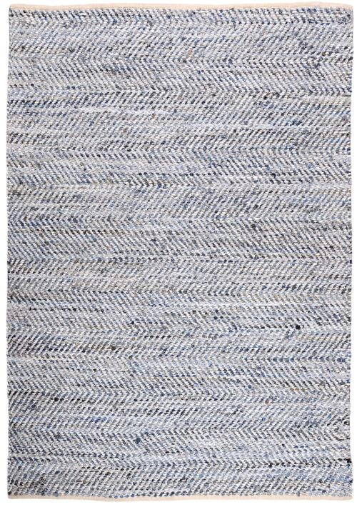 Tapis Atlas Blanc/bleu 55 x 85