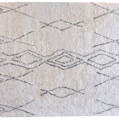Crimble rug Ivory/charcoal 160 x 230
