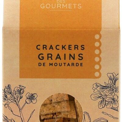 Aperitif crackers Mustard seeds - Organic - 100% French