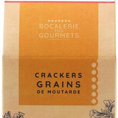 Aperitif-Cracker Senfkörner – Biologisch – 100 % französisch