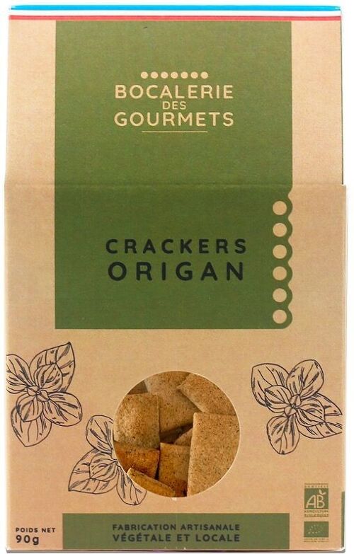 Crackers apéritifs Origan - Bio - 100% français