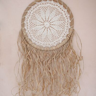 Dreamcatcher - Macrame Raffia - Bohemian - The Bohemian Dreamcatcher - L - Hippie Monkey