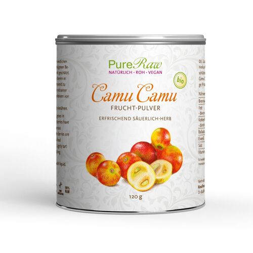 Camu Camu Frucht Pulver (Bio & Roh) 120 g