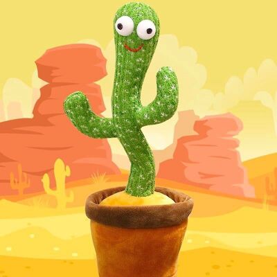 Cactus Gringo - Cactus Plush Toy that Dances, Sings and Repeats