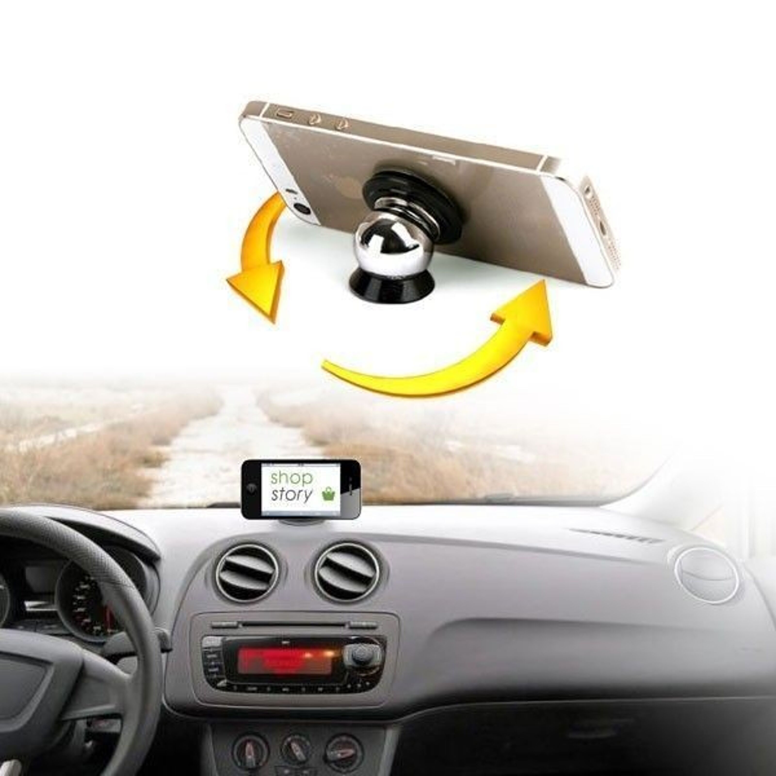 Universal 360° Magnet Halterung für das Auto, Tablet, Navi