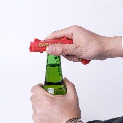 Cap Gun - Pistolet décapsuleur lanceur ouvre bouteille