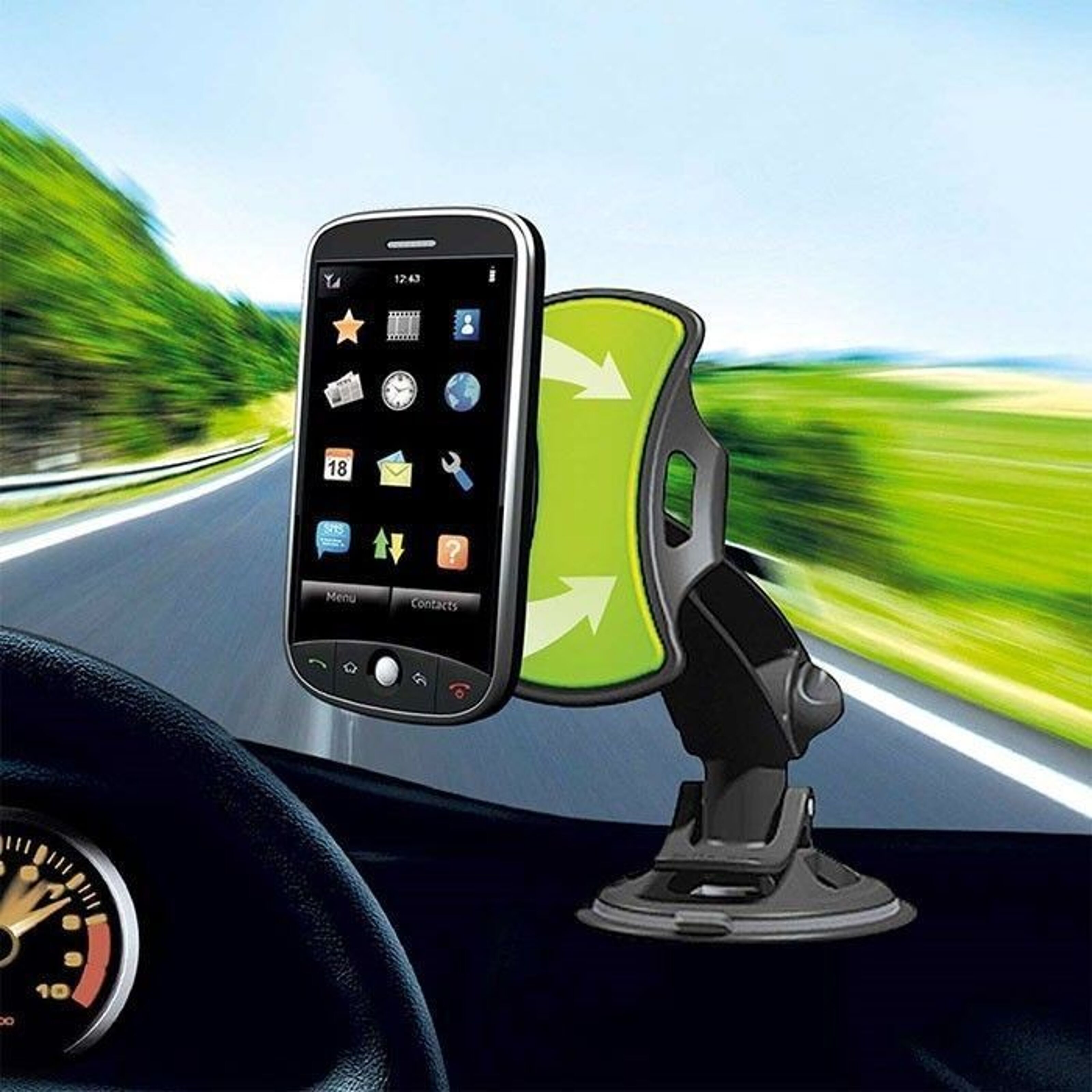 Support universel pour smartphone handsfree pour voiture pour