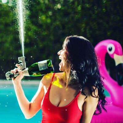 Champagner-Sprühpistole – Champagner- und Getränkespenderpistole, ideal für Partys