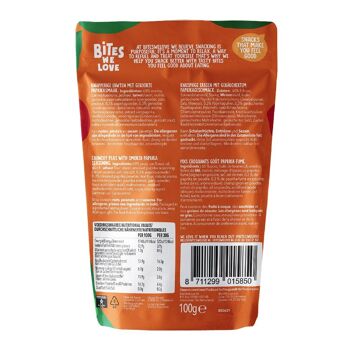 BitesWeLove Pois Croquants Paprika Fumé 100g 2