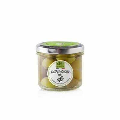 Whole Green Lucca Olives PDO - 110g