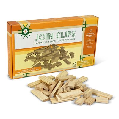 JOIN CLIPS : ENSEMBLE D'EXPANSION - 200 PLANCHES DE CONSTRUCTION PRO planches de bois de nouvelle taille