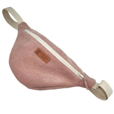 Bum bag, pink “Velvet”